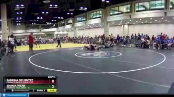 126 lbs Round 1 (10 Team) - Shania Wear, Nebraska Tidal Wave vs Sabrina Sifuentez, Charlie`s Angels-IL Black