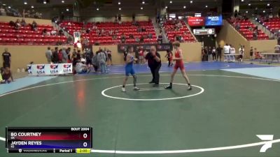 77 lbs Round 1 - Bo Courtney, OK vs Jayden Reyes, KS