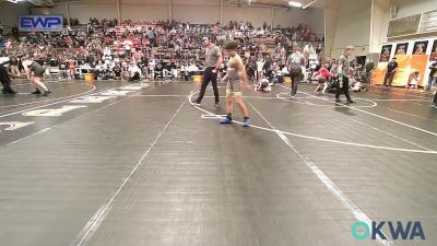 90 lbs Quarterfinal - Brantley Mattison, R.A.W. vs Jack Bovos, Salina Wrestling Club