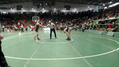 126 lbs Champ. Round 1 - Ethan Coffman, Lebanon vs Blake Wolf, East Central