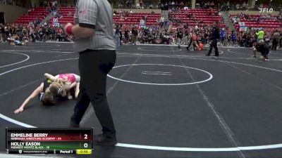 75 lbs Round 4 (6 Team) - Emmeline Berry, Nebraska Wrestling Academy vs Holly Eason, Midwest Misfitz Black