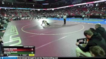 D1-106 lbs Champ. Round 1 - Bryson Busler, Watertown vs Gavin Wolters, Hartford Union
