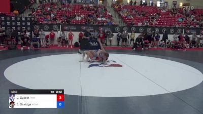 59 kg Cons 8 #2 - Cameron Guerin, Titan Mercury Wrestling Club vs Sarah Savidge, Army (WCAP)