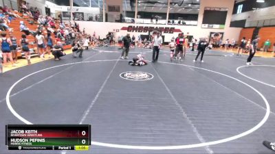 76 lbs Round 2 - Jacob Keith, Rivertown Wrestling vs Hudson Pefinis, Morris Fitness