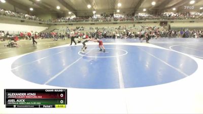 75 lbs Champ. Round 1 - Axel Auck, Centralia Wrestling Club-AAA vs Alexander Atagi, Jackson County Wrestling-AAA