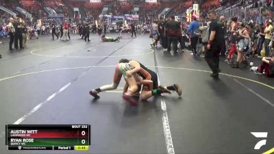 80 lbs Cons. Round 3 - Austin Witt, Lakewood WC vs Ryan Rose, Quincy WC