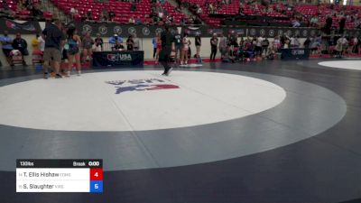 130 lbs Semis - Taylor Ellis Hishaw, Edmond North High School Wrestling vs Sophia Slaughter, Virginia Assassins Wrestling Club