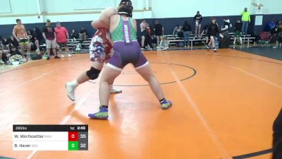 285 lbs Round 4 - Willy Wortkoetter, Ragin Raisins Concord vs Bradley Haver, Gen Z