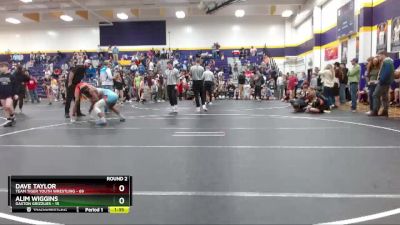 138 lbs Round 2 - Alim Wiggins, Gaston Grizzlies vs Dave Taylor, Team Tiger Youth Wrestling