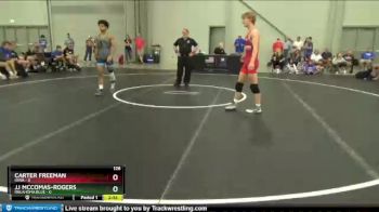 126 lbs Round 2 (8 Team) - Carter Freeman, Iowa vs JJ McComas-Rogers, Oklahoma Blue
