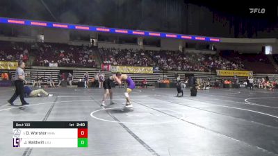 197 lbs Round Of 64 - Dillion Worster, Maine Maritime Academy vs James Baldwin, Louisiana State