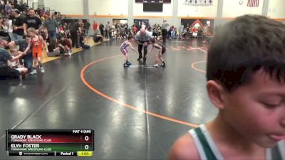 PW-4 lbs Round 3 - Grady Black, Tomahawk Wrestling Club vs Elyh Foster, Tomahawk Wrestling Club