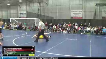 115 lbs Round 1 (4 Team) - Titus Norman, Tennessee White vs Mason Christenson, Wyoming Gold