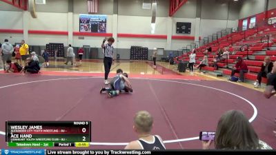 8U - 81 lbs Round 5 (6 Team) - Wesley James, Alexander City Youth Wrestling - 8U vs Ace Hand, Lionheart Youth Wrestling Club - 8U