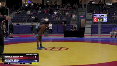 70 kg Semifinal - Ryan Hicks, Burnaby Mountain WC vs Stone Lewis, Montreal NTC