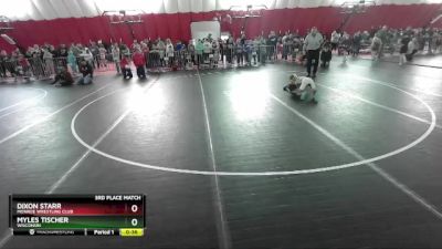 63 lbs 3rd Place Match - Dixon Starr, Monroe Wrestling Club vs Myles Tischer, Wisconsin