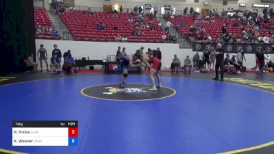 74 kg Cons 64 #2 - Ryan Hrcka, Slam Academy vs Konlin Weaver, Camden County High School Wrestling