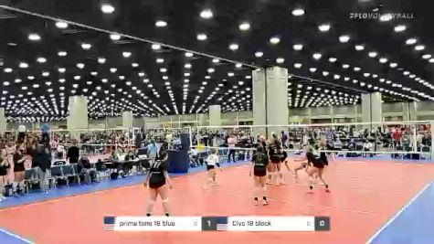 prime time 18 blue vs Clvc 18 black - 2022 JVA World Challenge presented by Nike