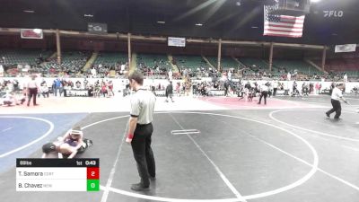 88 lbs Consolation - Teagun Samora, Cortez WC vs Brandon Chavez, New Mexico Bad Boyz