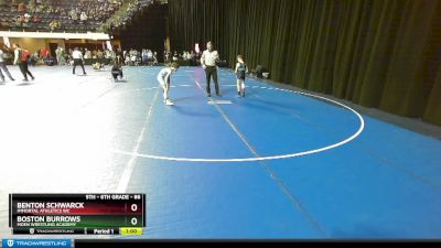 86 lbs Cons. Round 3 - Boston Burrows, Moen Wrestling Academy vs Benton Schwarck, Immortal Athletics WC