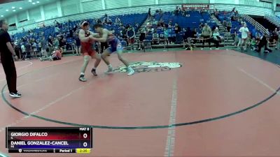 138 lbs Cons. Round 3 - Giorgio DiFalco, IL vs Daniel Gonzalez-Cancel, MI