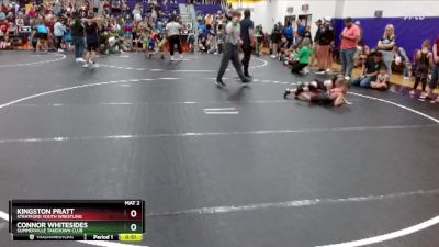 56 lbs Semifinal - Connor Whitesides, Summerville Takedown Club vs Kingston Pratt, Stratford Youth Wrestling