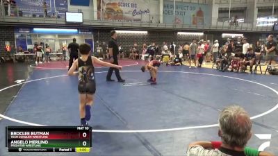 75 lbs Round 2 - BrocLee Butman, Team Conquer Wrestling vs Angelo Merlino, Predator Wrestling