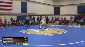 165 lbs Semis & Wb (16 Team) - Ryan Powers, Worcester Polytechnic vs Kevin Lyskawa, Trinity (CT)