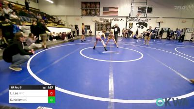 92 lbs Rr Rnd 5 - Lazarus Lee, Pryor Tigers vs Caleb Kelley, Salina Wrestling Club