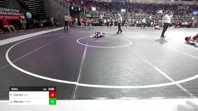 60 lbs Quarterfinal - Kopelan Kirby, Tahlequah Wrestling Club vs Braxton Richardson, Jackson County Wrestling