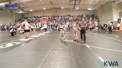 47 lbs Rr Rnd 3 - Nevalee Petty, Skiatook Youth Wrestling vs Violet Jones, Springdale Youth Wrestling