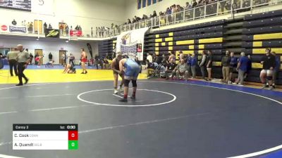 215 lbs Consy 3 - Christopher Cook, Connellsville vs Austin Quandt, Delbarton-NJ