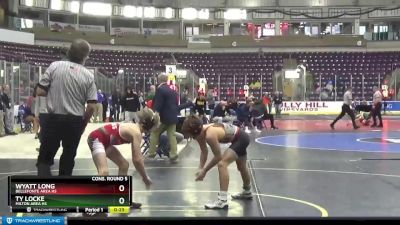 102 lbs Cons. Round 5 - Wyatt Long, Bellefonte Area Hs vs Ty Locke, Milton Area Hs