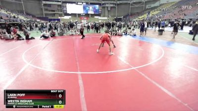 120 lbs Cons. Round 1 - Lakin Poff, Alabama vs Westin Ingham, Pinnacle Wrestling Club