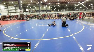 61 lbs Cons. Semi - Callen Huddleston, Xtreme Wrestling vs Maximus Lohr, Mat Rats Wrestling Club