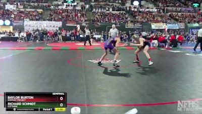 Semifinal - Richard Schmidt, Cut Bank vs Baylor Burton, Huntley Project