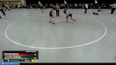 113 lbs Champ. Round 1 - Nathan Mielke, Ringers Wrestling Club vs Antonio Herrera, Goldman`s Wrestling Academy Of The Rockies