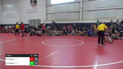 102 lbs Pools - Brayden Jones, Arsenal WV vs Brady Maneri, Team Brutus