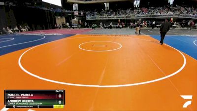 6A 113 lbs Cons. Semi - Manuel Padilla, El Paso Pebble Hills vs Andrew Huerta, Conroe Woodlands College Park