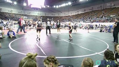 80 lbs Rr Rnd 4 - Brooklyn Kelley, Central Team vs Meadow McCray, NW Twister Sisters