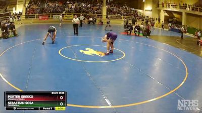 157 lbs Cons. Semi - Porter Gresko, Spanish Springs vs Sebastian Sosa, Centennial