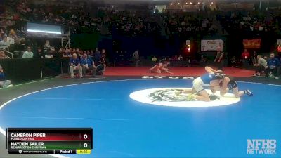 138-3A Cons. Round 1 - Hayden Sailer, Resurrection Christian vs Cameron Piper, Pueblo Central