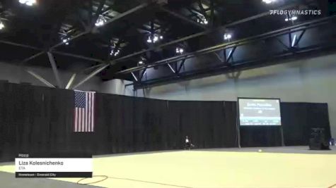 Liza Kolesnichenko - Hoop, ETA - 2021 USA Gymnastics Championships