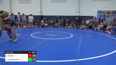 160 lbs Semifinal - Jasper Harper, Ares W.C. (MI) vs Lucas Lewandowski, Metro All-Stars