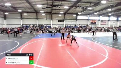 73 lbs Quarterfinal - Canyon Montijo, Payson WC vs Boston Cardenas, Desert Dogs WC