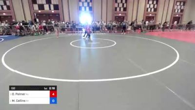 132 lbs Semifinal - Olivia Palmer, Nj vs Mia Collins, Ny