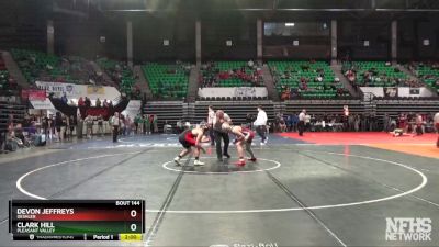 160 lbs Quarterfinal - DEVON JEFFREYS, Deshler vs Clark Hill, Pleasant Valley
