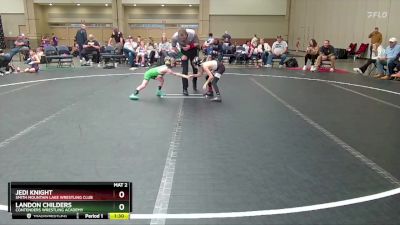 52 lbs Round 3 - Landon Childers, Contenders Wrestling Academy vs Jedi Knight, Smith Mountain Lake Wrestling Club