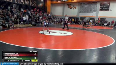 BN-7 lbs Quarterfinal - Mason Fedler, Clipper Wrestling Club vs Bryce Spears, Mediapolis Youth Wrestling