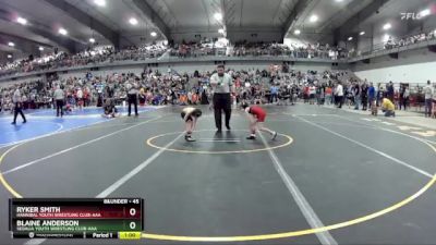 45 lbs Champ. Round 2 - Blaine Anderson, Sedalia Youth Wrestling Club-AAA vs Ryker Smith, Hannibal Youth Wrestling Club-AAA